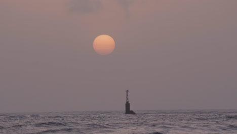 watch tower and sunset_carter road bandra