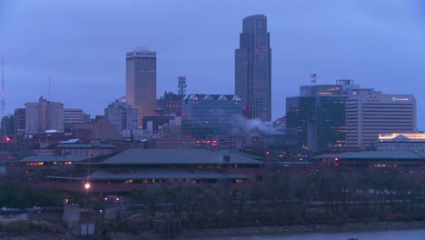 Nighttime-in-Omaha-Nebraska