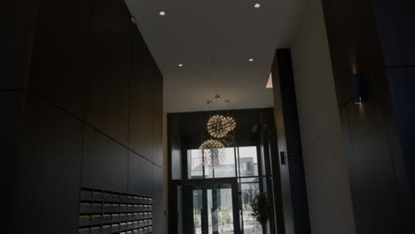 modern apartment lobby