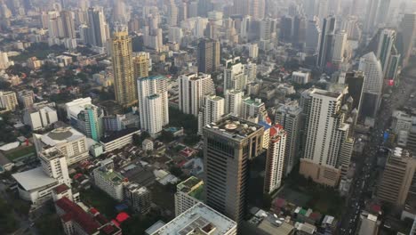 vista aérea del paisaje urbano de bangkok