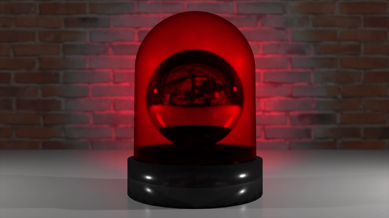 박이는 경찰 조명, 법 집행 위험 사이렌, 경찰, 범죄, 자동차, 크루저, 4k