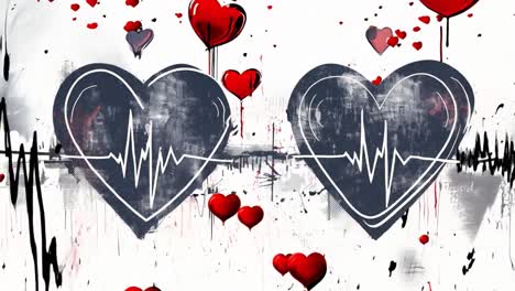 heart and pulse art