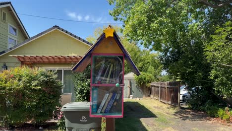 cabinet-sized little free libraries in portland, oregon, united states