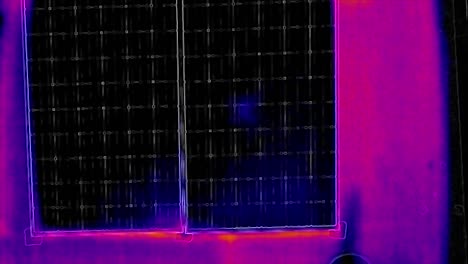 thermal imaging drone footage flying over