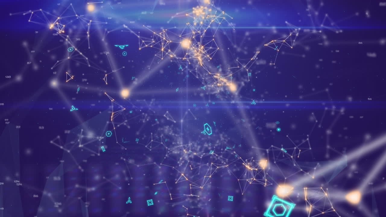 Network of connections and data processing