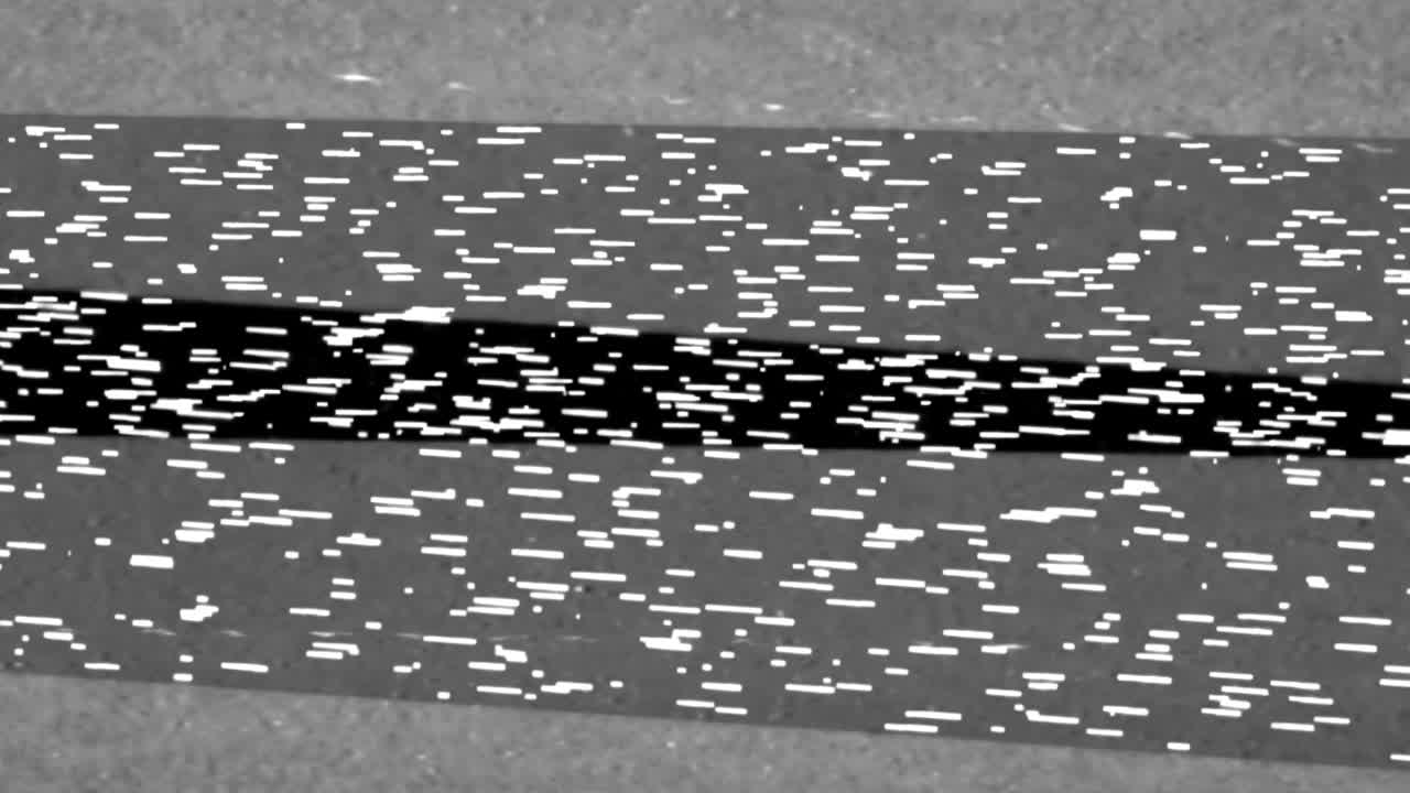 Abstrakt svart-hvitt glitch-mønsterovergang