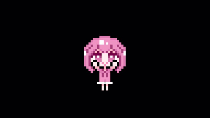 Pixel girl 01 Alza entrambe le mani Animazione in loop. 1080p (1).mov