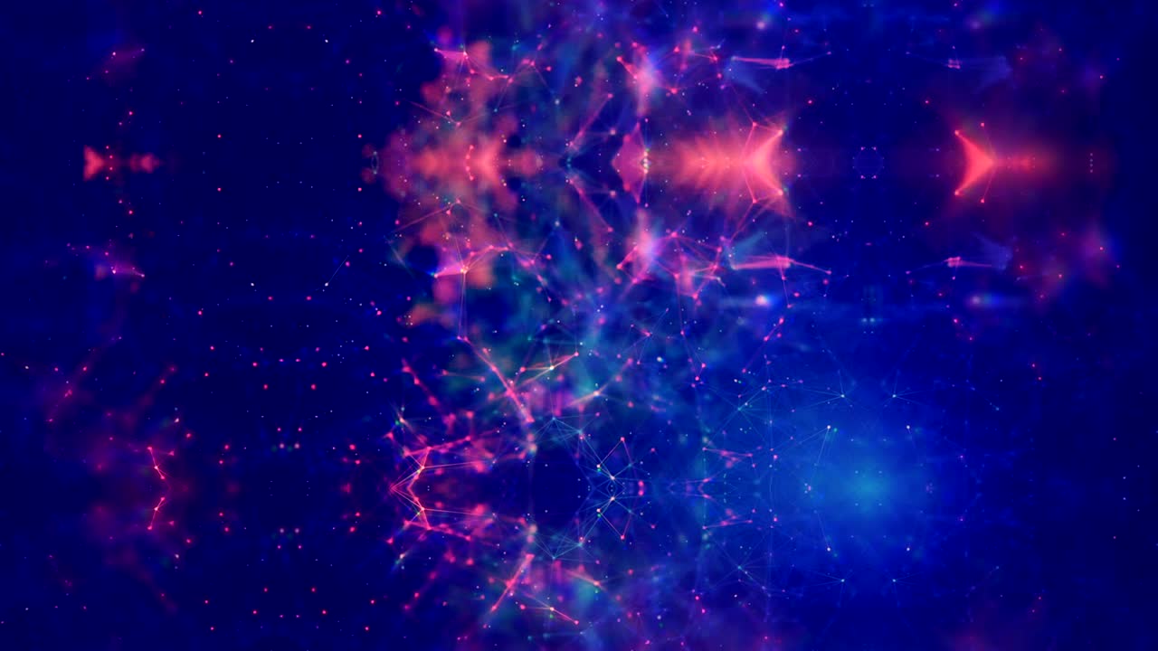 4k Abstract Particles Background Animation