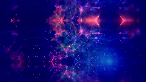 4k abstract particles background animation