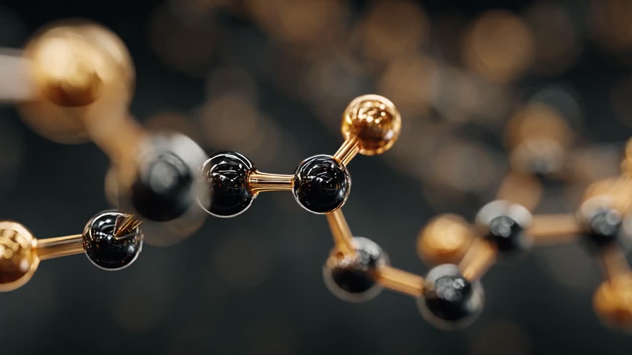 Esplorando le strutture molecolari: uno sguardo ravvicinato ai complessi legami e atomi in un contesto scientifico che mette in evidenza la chimica e il design molecolare
