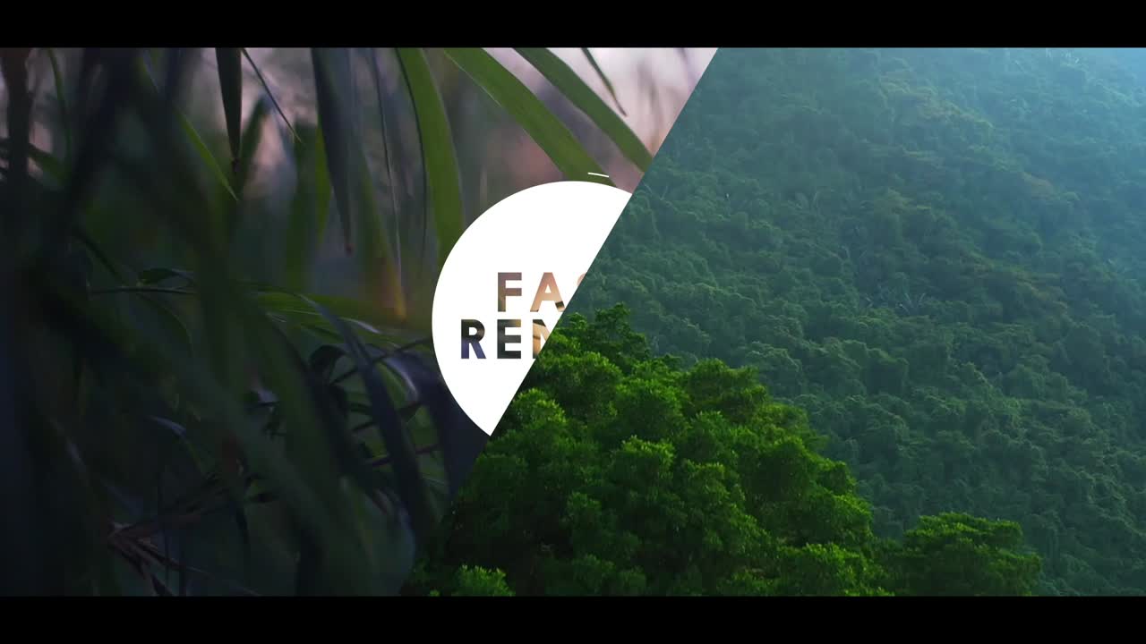 Sunrise over Mountains and Ocean, Tropical Fish Underwater