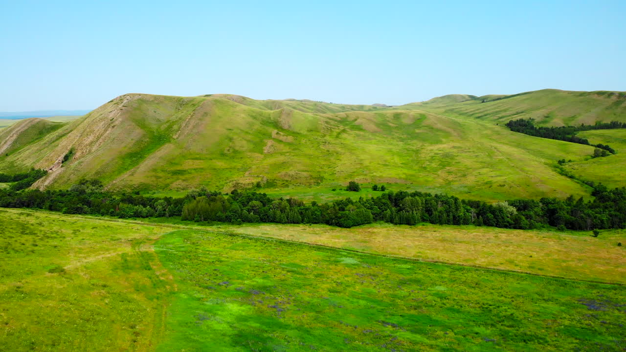 Rolling Green Hills Landscape