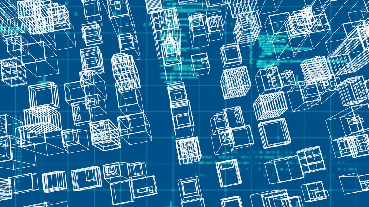 도시 지도 및 기술 데이터 및 그리드