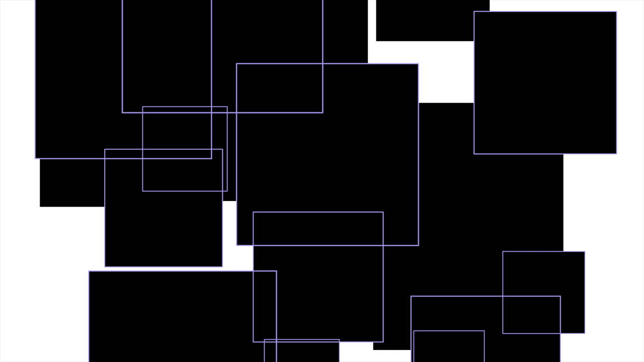 Black cubes pattern on white gradient