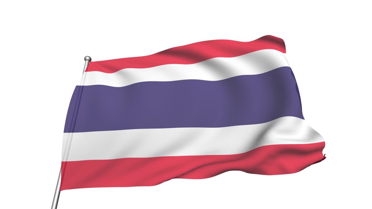 태국 발 바람에 (알파 채널, 반투명, loopable)