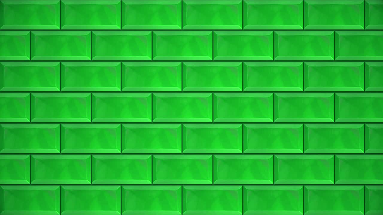 녹색 타일 벽 패턴