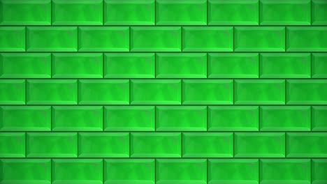 green tiles wall pattern