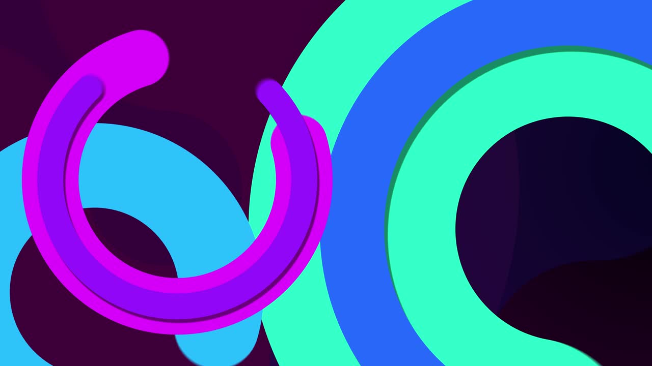 fondo 4k con anillos giratorios animados