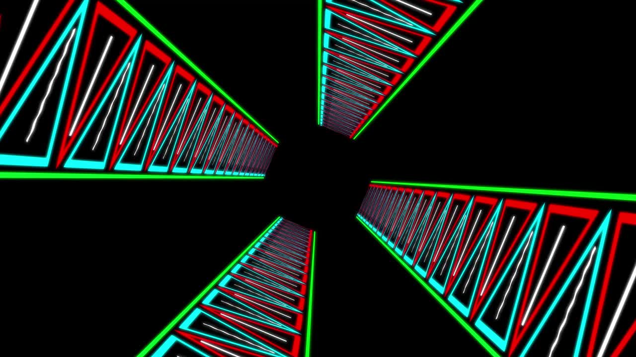 el progreso del túnel cibernético animación gráficos de movimiento