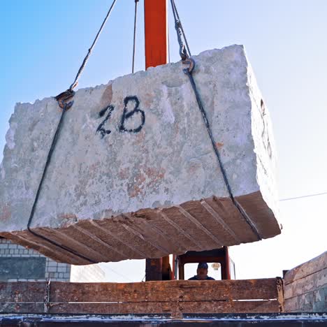 blocks of marble in quarry