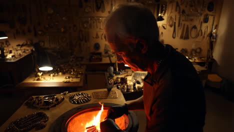 goldsmith at work