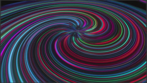 animation of cool neon shapes