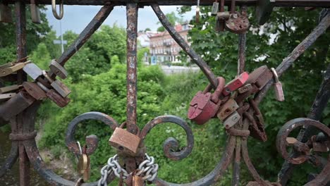 uzupis neighborhood bridge in vilnius