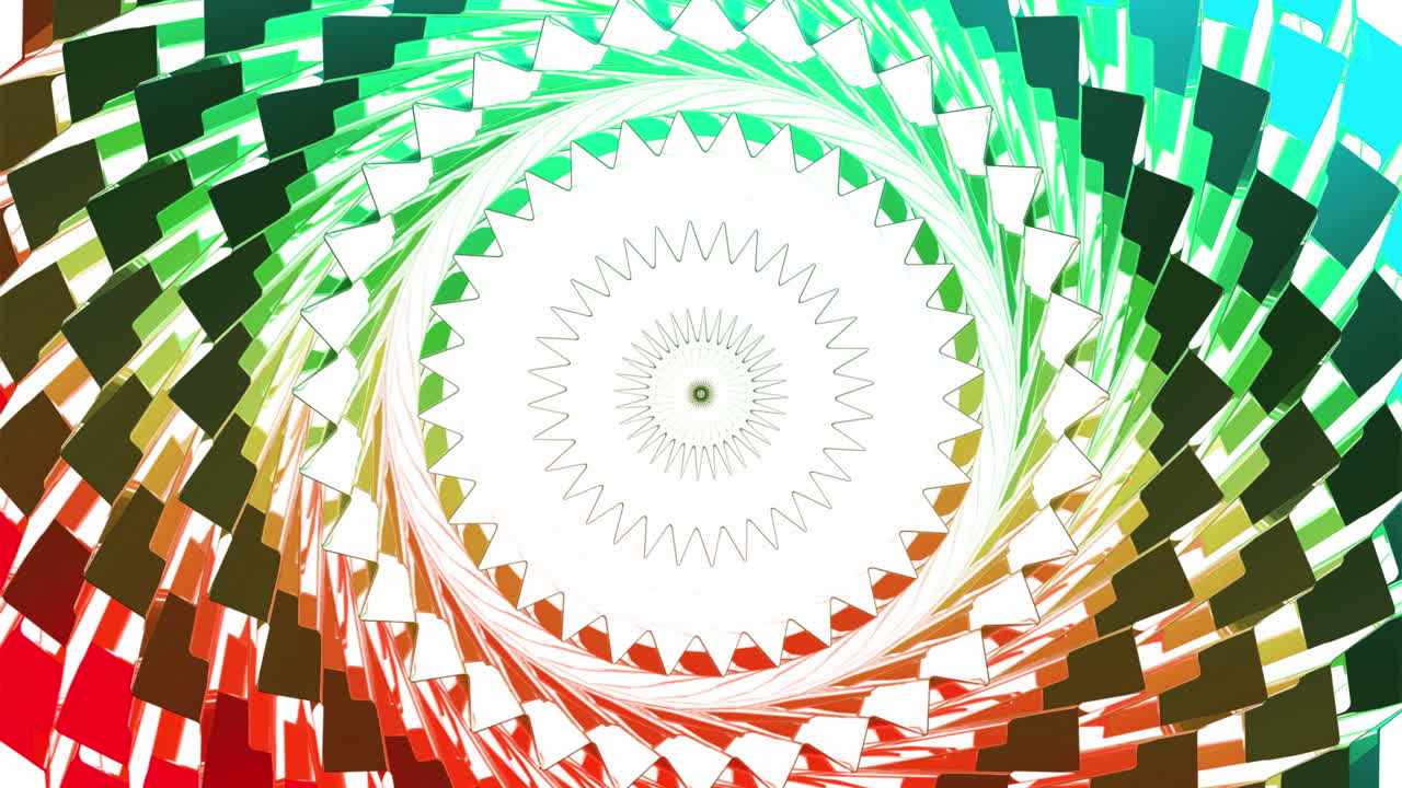 abstract colorido mandala en espiral