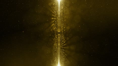 particles gold glitter bokeh award dust abstract background loop