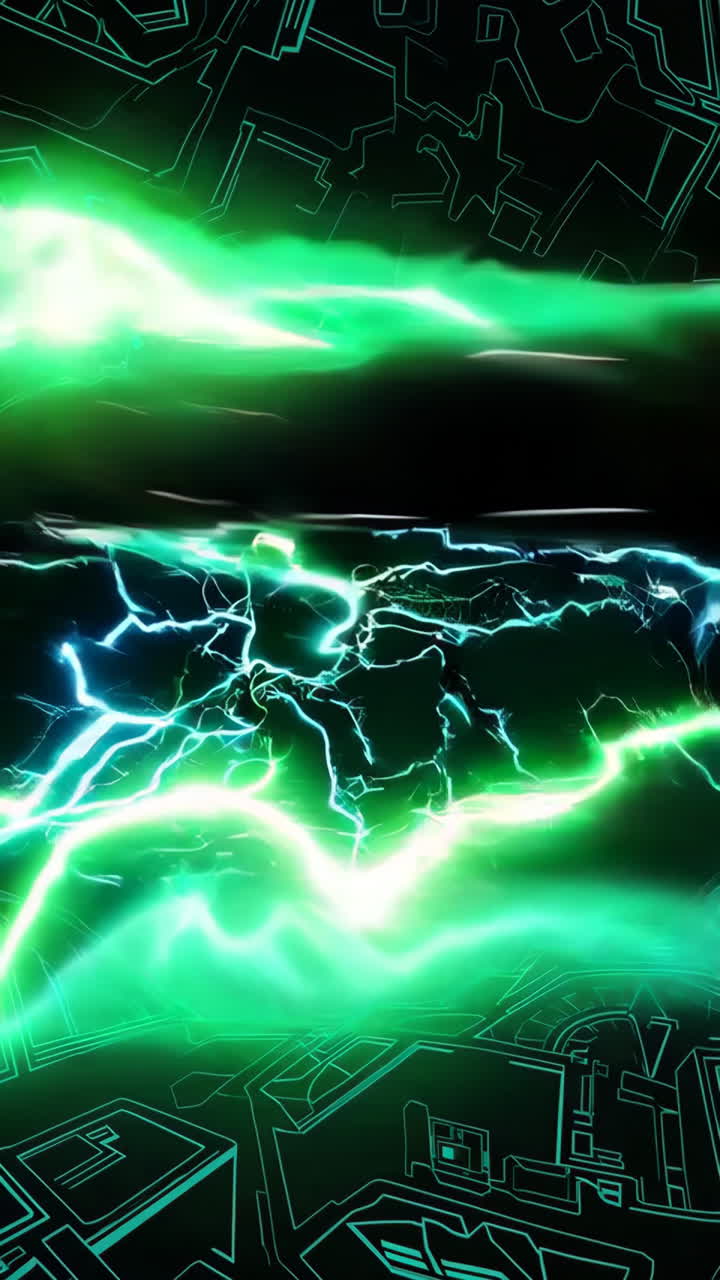 Electric Neon Cityscape