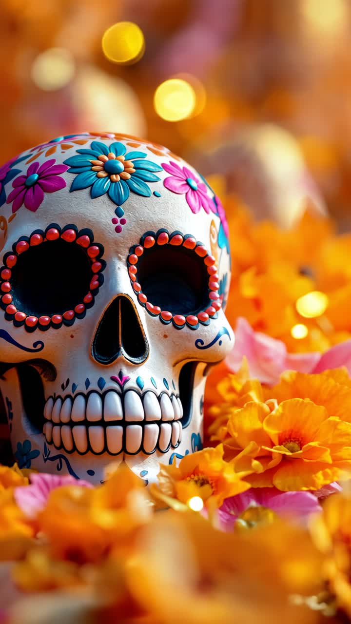 сахарные украшения черепа для дня мертвых