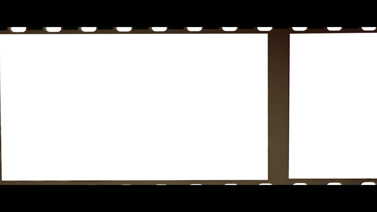 Real 35mm film anamorphic frame  overlay - clean