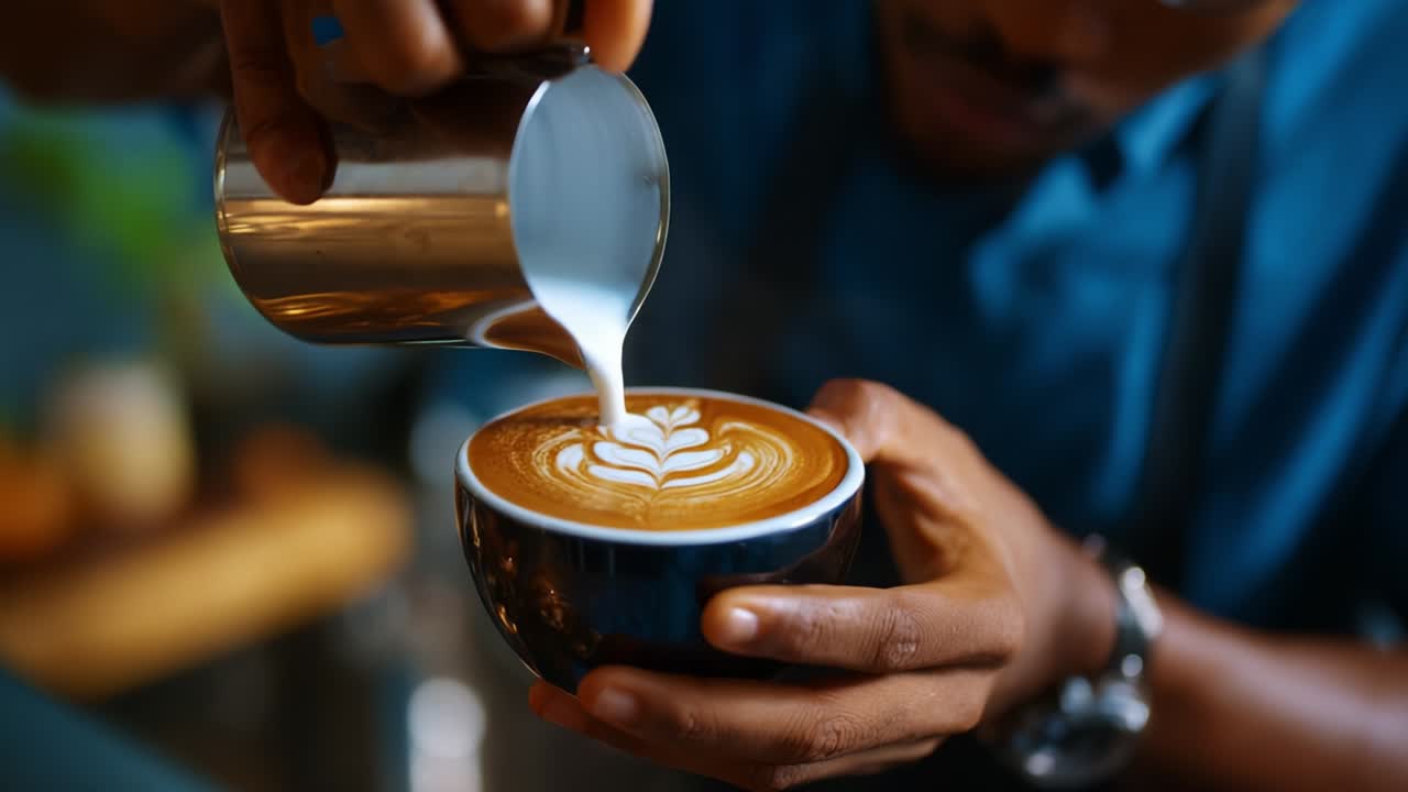 Creating Latte Art