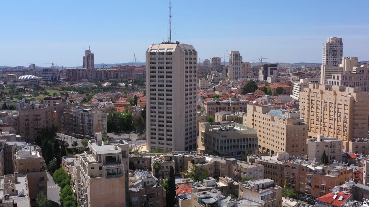 Jerusalem Center City Tall Building -Migdal Ha ir-Aerial