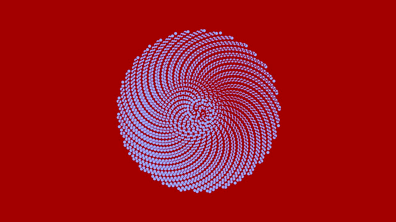 4K video model stroboscopic and hypnotic effect, in 16: 9 video format.