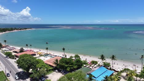 coroa vermelha beach in santa cruz cabralia bahia brazil