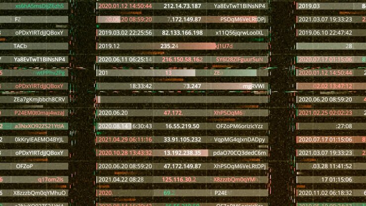 Abstract Stock Market Data Visualization