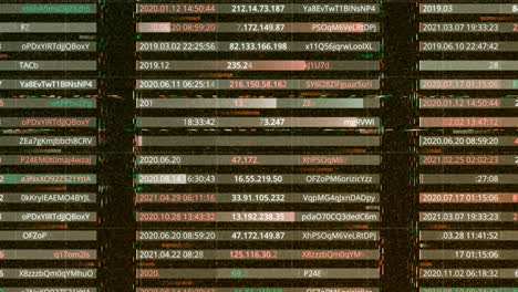 abstract stock market data visualization