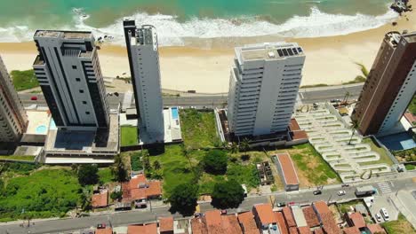 frente a la playa en brasil