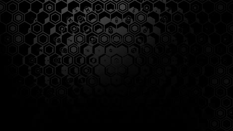 el fondo de los hexágonos