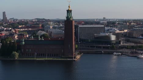 city hall of stockholm, sweden