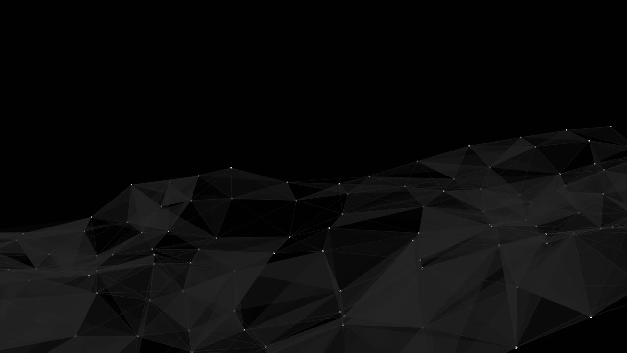 Geometric digital plexus flying through a complex digital network technology big data artificial