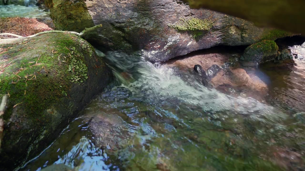 This is fall creek water flow