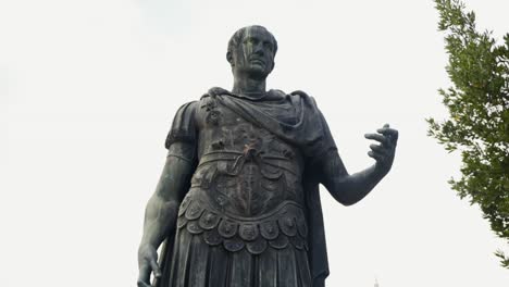 bronze statue of a roman emperor