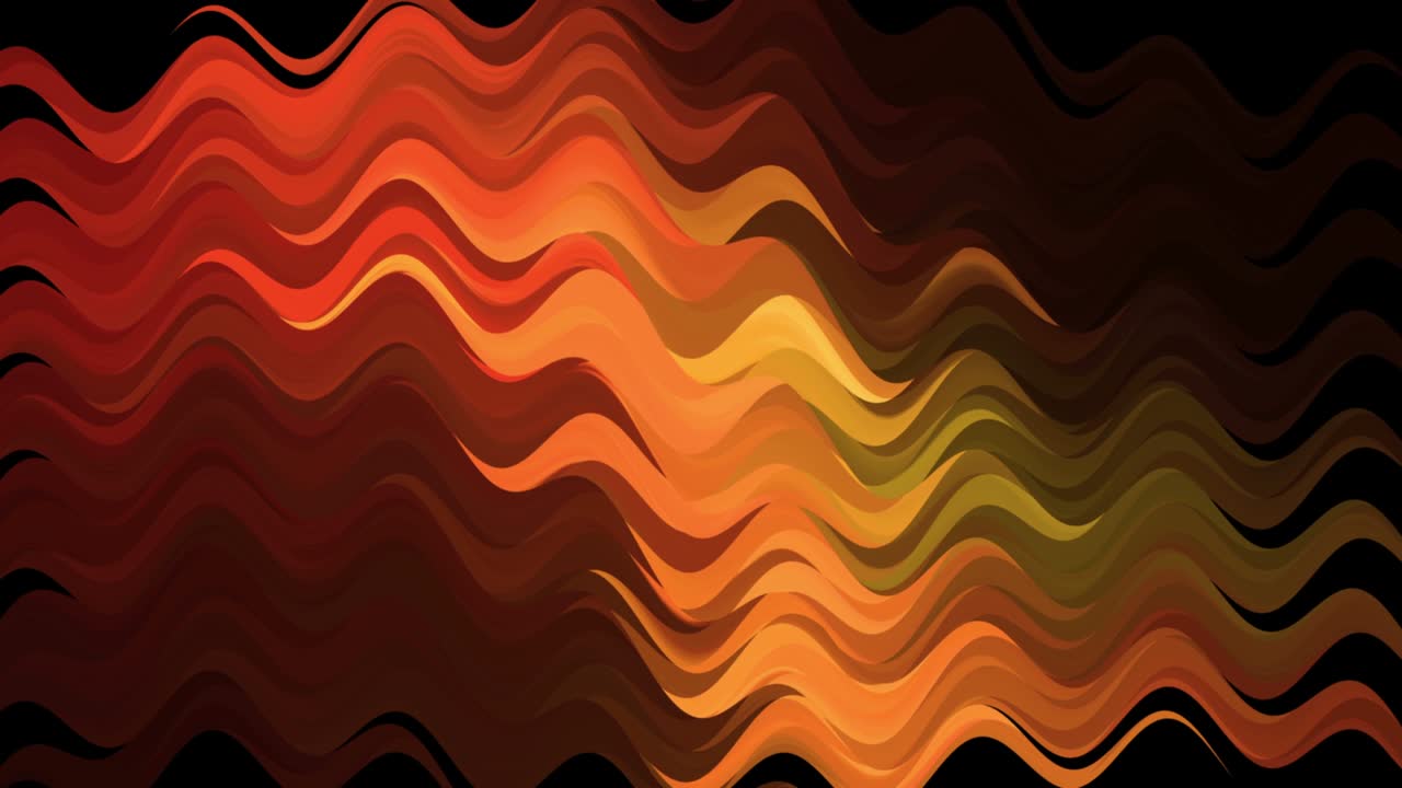 Abstract Colorful Wave Art Design