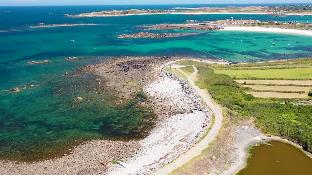 Aerial View of a Stunning Coastal Landscape