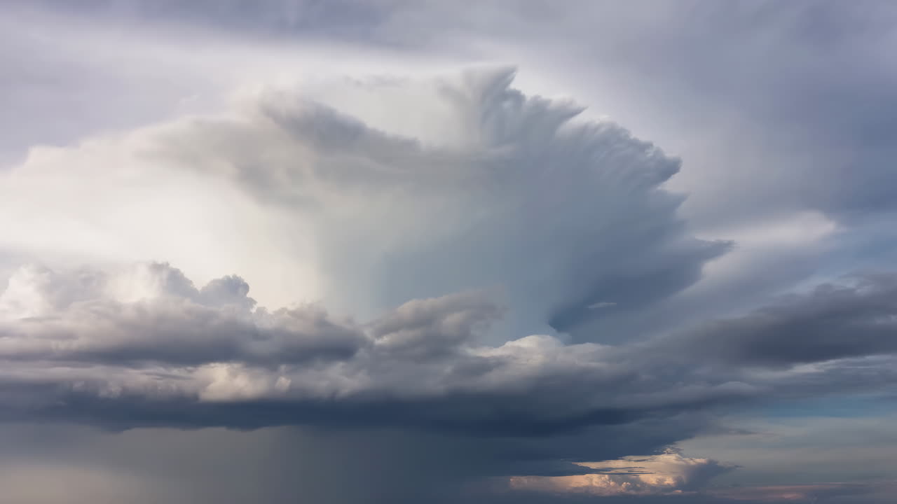Time Lapse of Dramatic Storm Clouds Forming and Moving Across Sky