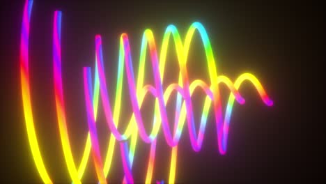 winding arc spirals abstract background