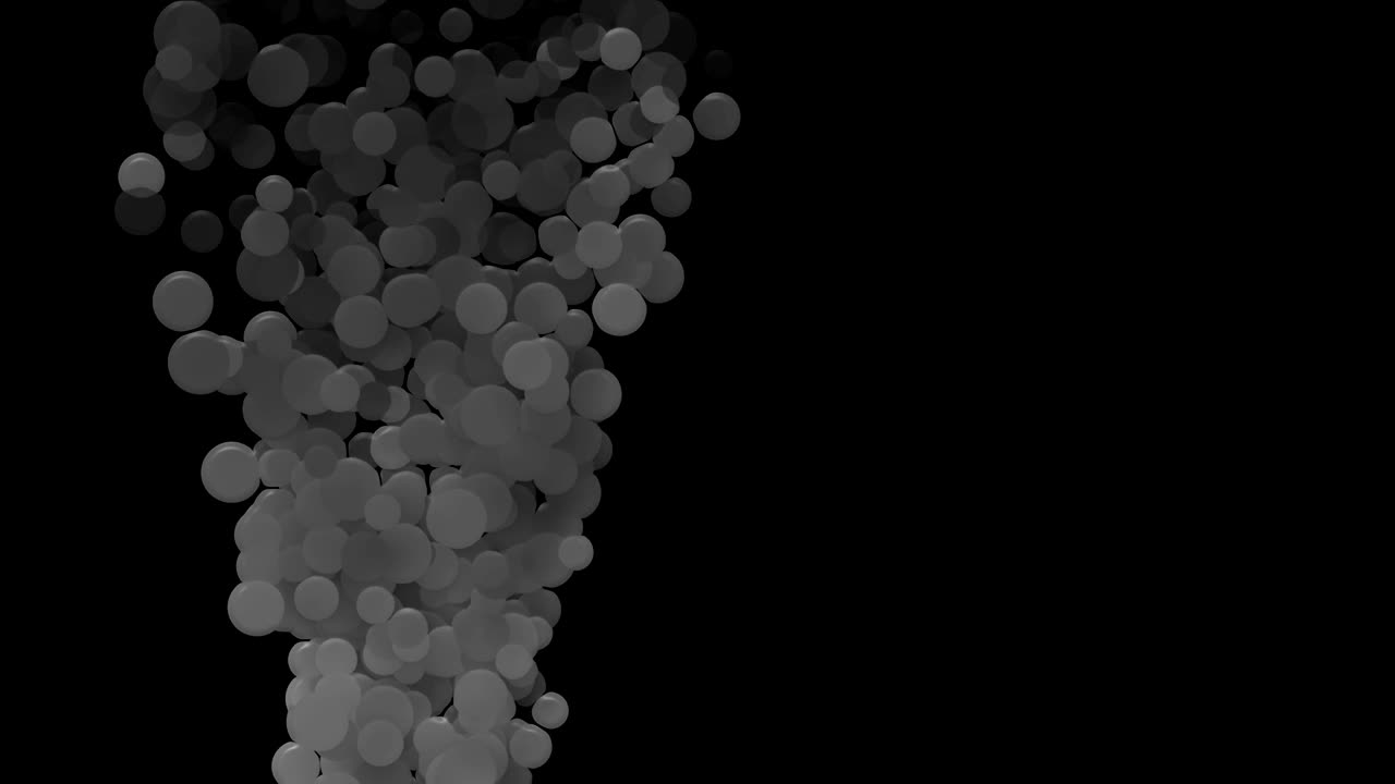 4k 3d burbujas techy fondo de movimiento