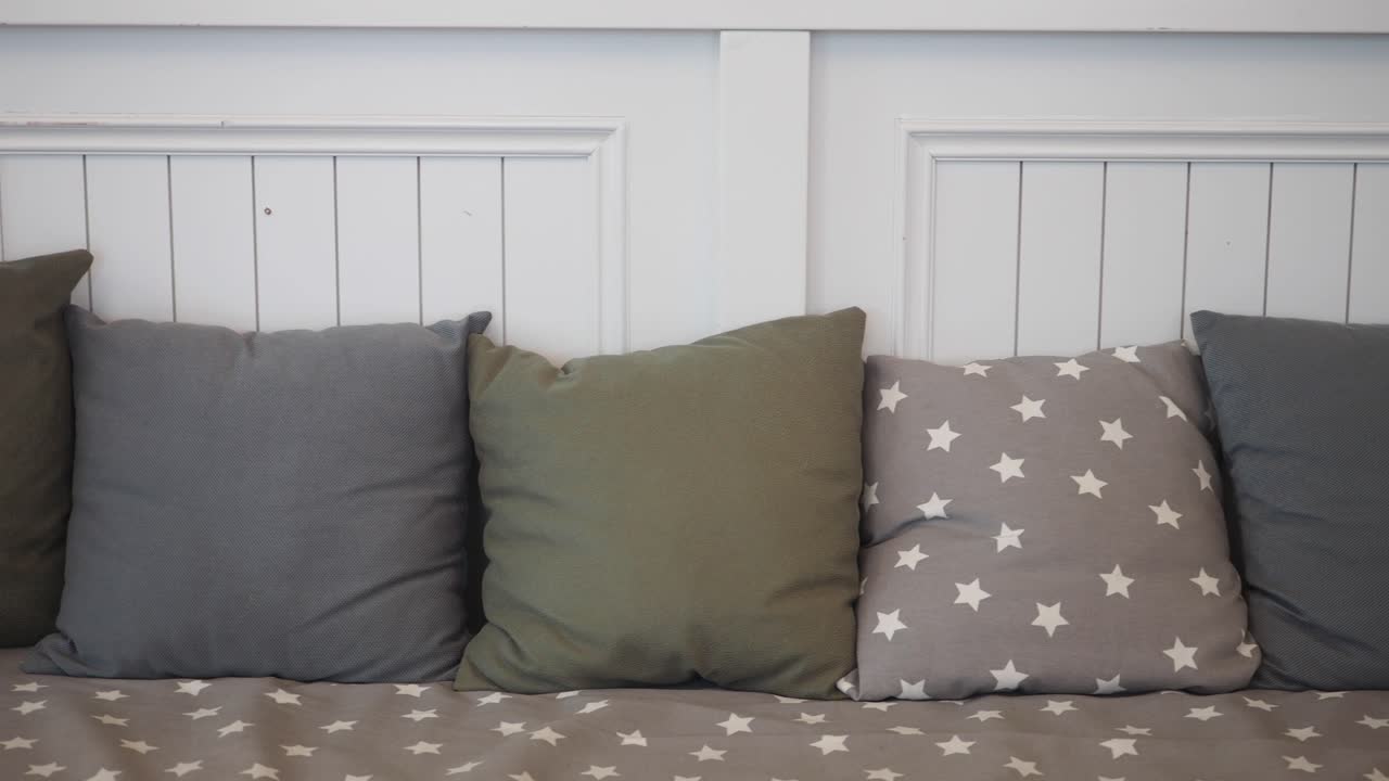 Decorative Pillows on a Couch